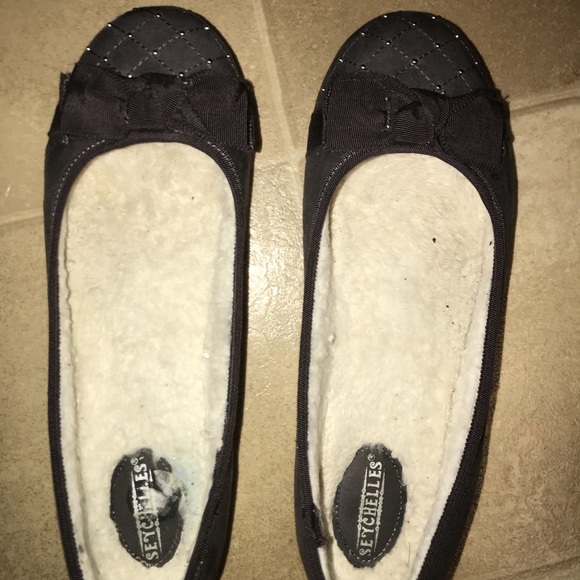 Seychelles flats in quilted brown suede with bows - Picture 2 of 6